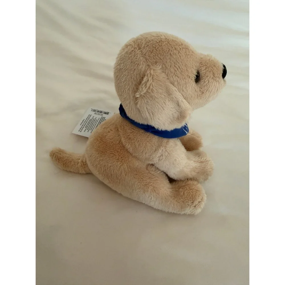 Douglas Cuddle Toys Chase Border Collie Plush Dog Tan Blue Bandana NWT